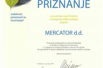 mercator horus priznanje