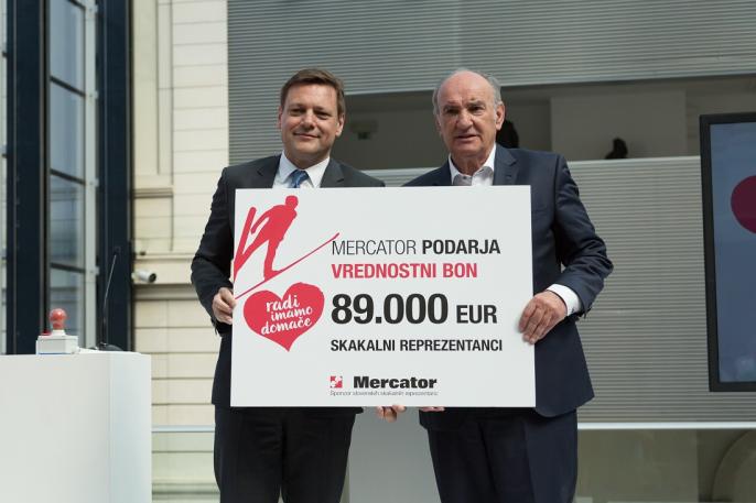 Donacija skakaklni reprezentanci